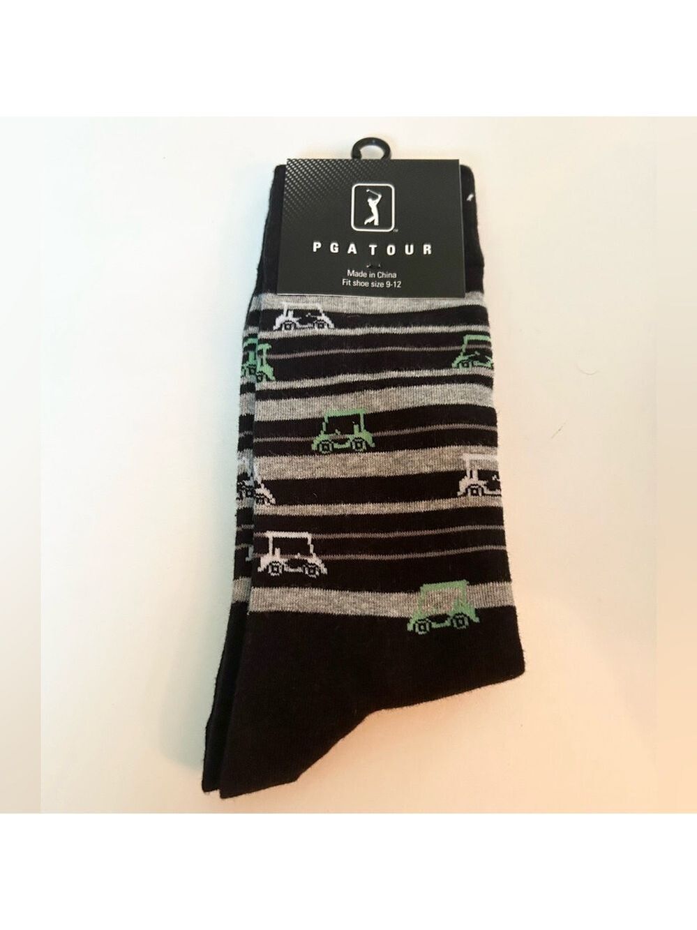 PGA Tour Men’s Socks Golf Carts Shoe Size 9 - 12 NWT
